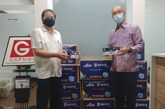 Aice Salurkan Masker 1