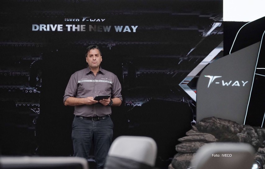 Head of Asia Region IVECO Koray Kursunoglu di peluncuran IVECO T Way.