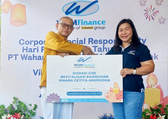 WOM Finance Revitalisasi Vihara Cetiya Anurudha